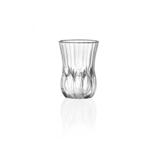 RCR Adagio Yüksek Kalite Cam 6'lı Çay Bardak Seti 140 ml