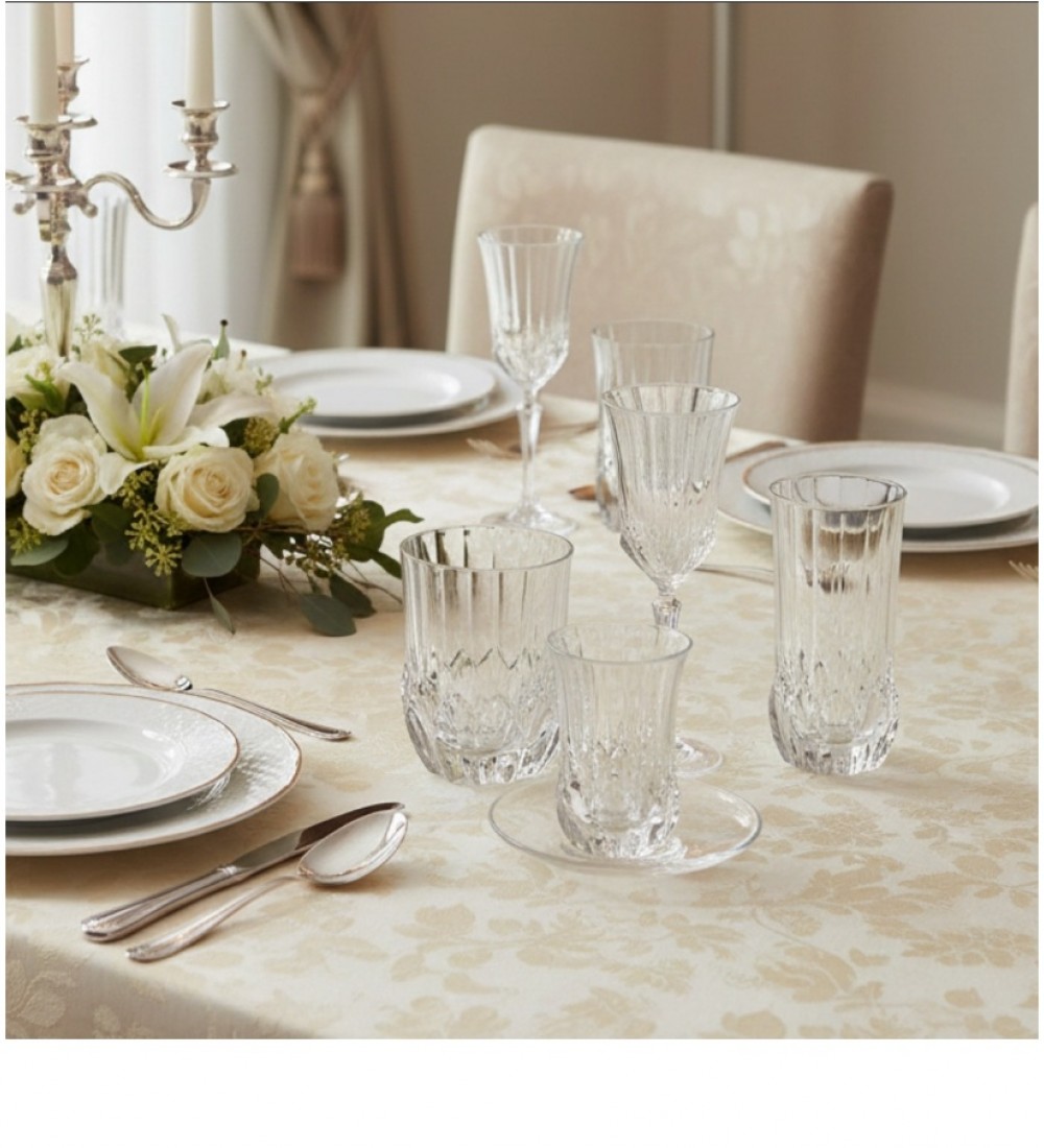 RCR Adagio Yüksek Kalite Cam 6'lı Çay Bardak Seti 140 ml