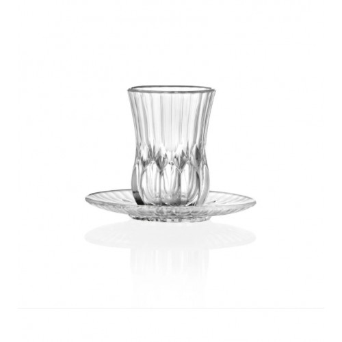 RCR Adagio Yüksek Kalite Cam 6'lı Çay Bardak Seti 140 ml