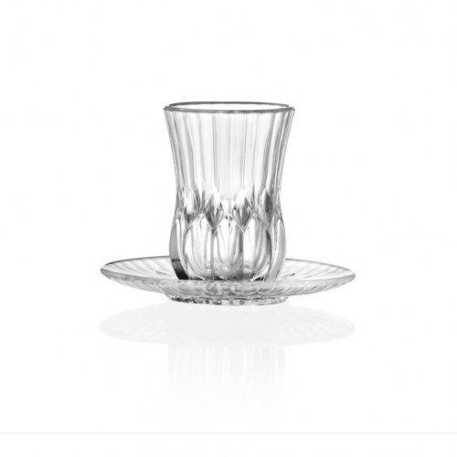 RCR Adagio Yüksek Kalite Cam 6'lı Çay Bardak Seti 140 ml