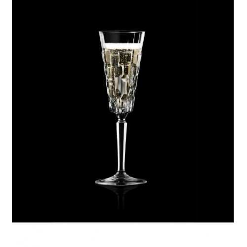 RCR Etna Yüksek Kalite Cam 6'lı Flüt Kadeh Seti 190 ml