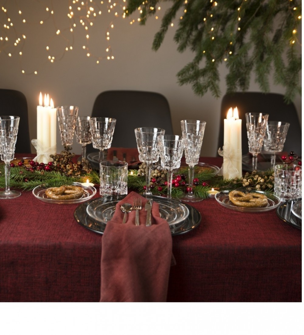 RCR Etna Yüksek Kalite Cam 6'lı Flüt Kadeh Seti 190 ml