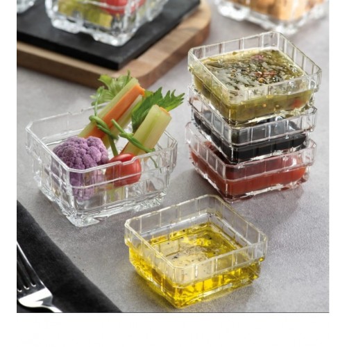 RCR Stack Yüksek Kalite Cam 6'lı Kase Takımı 200 ml