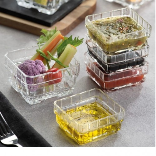 RCR Stack Yüksek Kalite Cam 6'lı Kase Takımı 200 ml