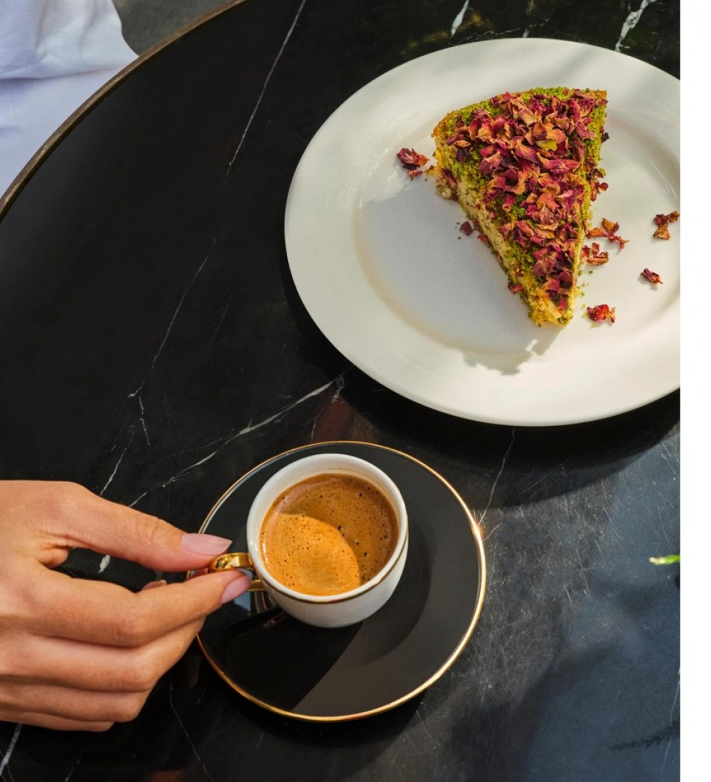 Selamlique  2'li Klasik Siyah Türk Kahvesi Fincanları