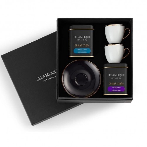 Türk Kahvesi ve Klasik Siyah Fincan Seti