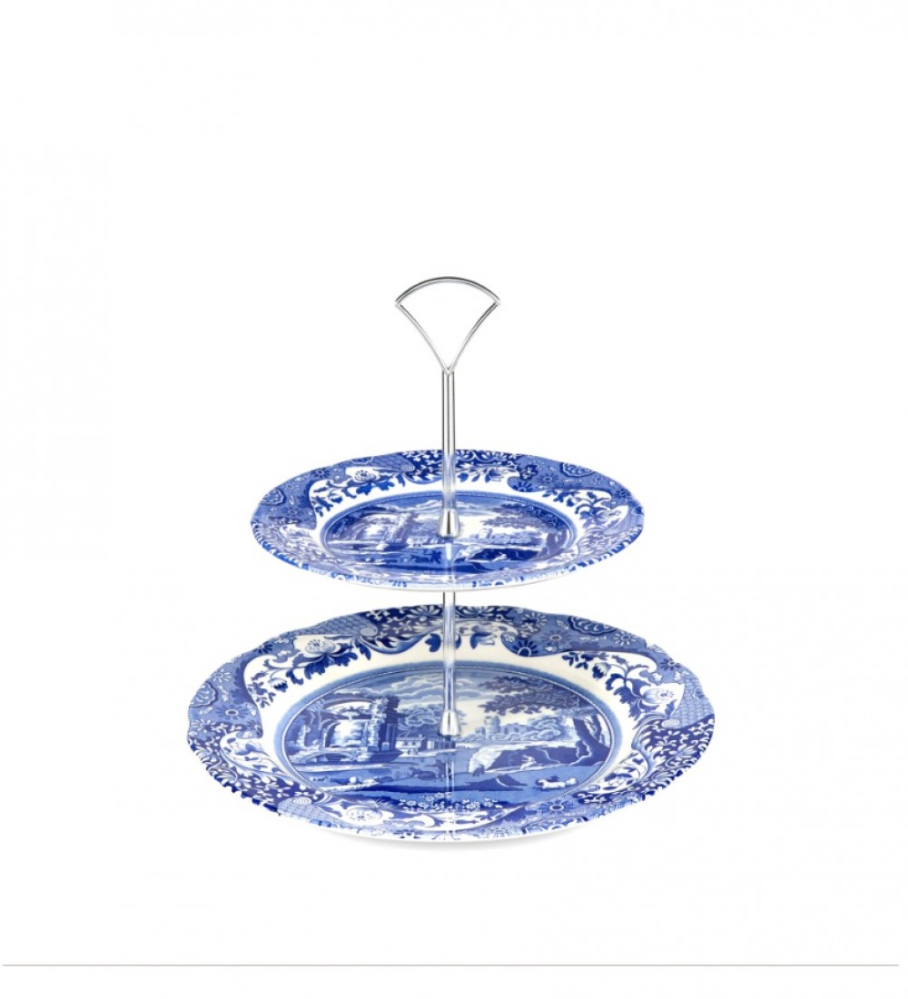 SPODE BLUE ITALİAN 2 KATLI STAND