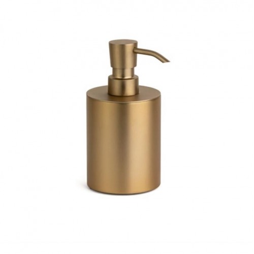 SYSTEM Tezgah Üstü Sıvı Sabunluk Altın Saten 160x80x103 mm 