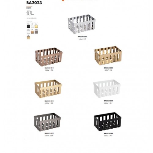 SYSTEM Tezgah Üstü Banyo Havluluk Sepet Gold 20 cm