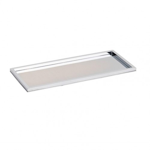 SYSTEM Tezgah Üstü Dikdörtgen Tepsi Krom 12x131x301 mm 