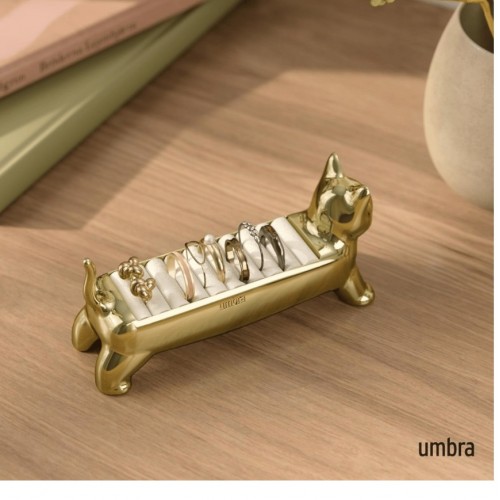 Umbra Alı Cat Pirinç Yüzük Tutucu 4x5,5x12 cm