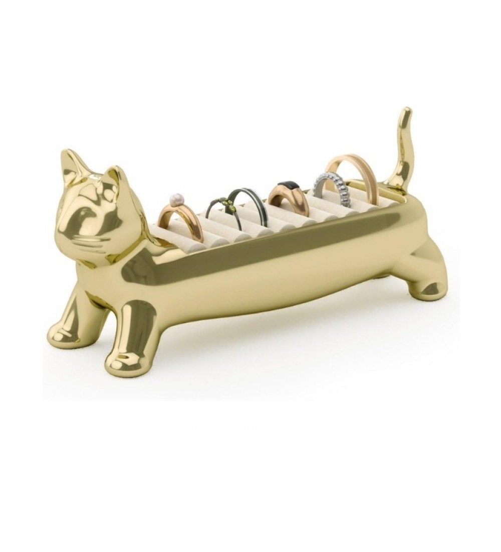 Umbra Alı Cat Pirinç Yüzük Tutucu 4x5,5x12 cm