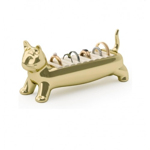 Umbra Alı Cat Pirinç Yüzük Tutucu 4x5,5x12 cm