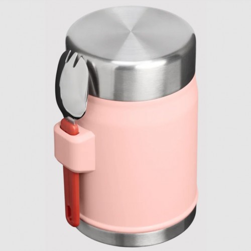 Stanley The Legendary Food Jar + Spork 0.4L / 14oz Peach Rose 10-11353-0111