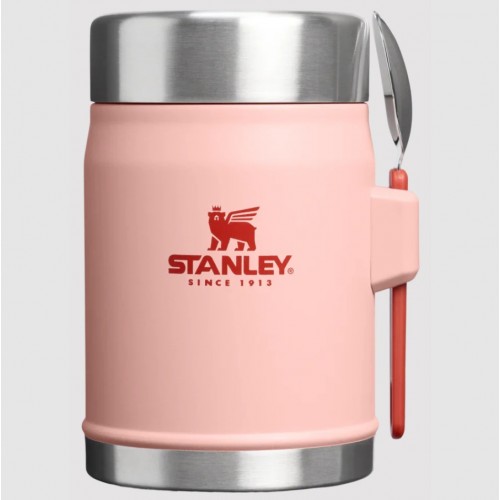 Stanley The Legendary Food Jar + Spork 0.4L / 14oz Peach Rose 10-11353-0111