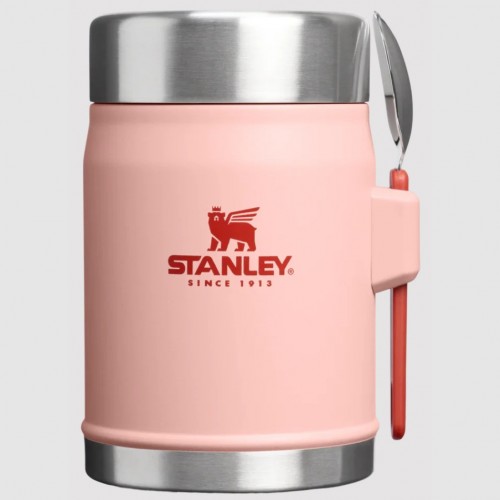 Stanley The Legendary Food Jar + Spork 0.4L / 14oz Peach Rose 10-11353-0111