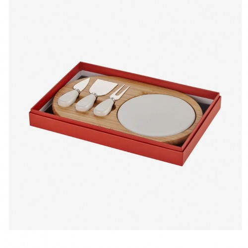 Chiara Alessi Kahverengi Ahşap Peynir Sunum Tabağı Acacia Elegance Collection