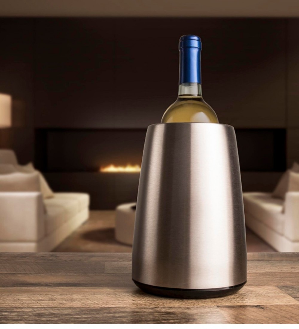 Vacu Vin Aktif Soğutucu, Elegant Paslanmaz Çelik, Kutulu 3649360