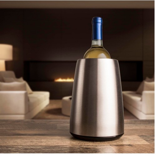 Vacu Vin Aktif Soğutucu, Elegant Paslanmaz Çelik, Kutulu 3649360