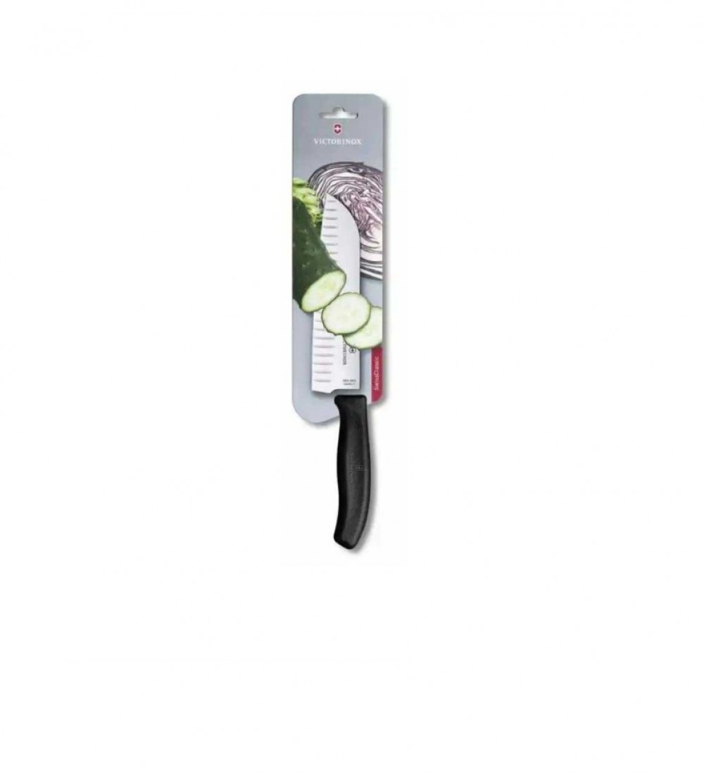 Victorinox 6.8523.17B 17cm Siyah Santoku Bıçağı, Blisterli Paket
