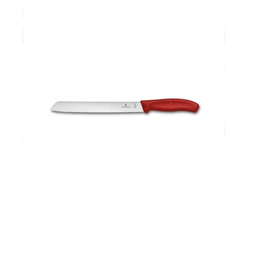 Victorinox 6.8631.21B 21cm Kırmızı Ekmek Bıçağı, Blisterli Paket