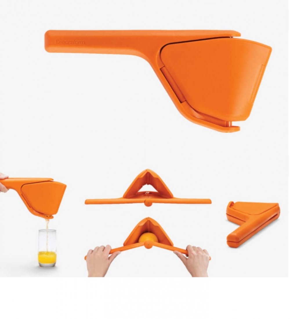 Dreamfarm Fluicer Katlanır Pratik 28cm Narenciye Sıkacağı, Turuncu