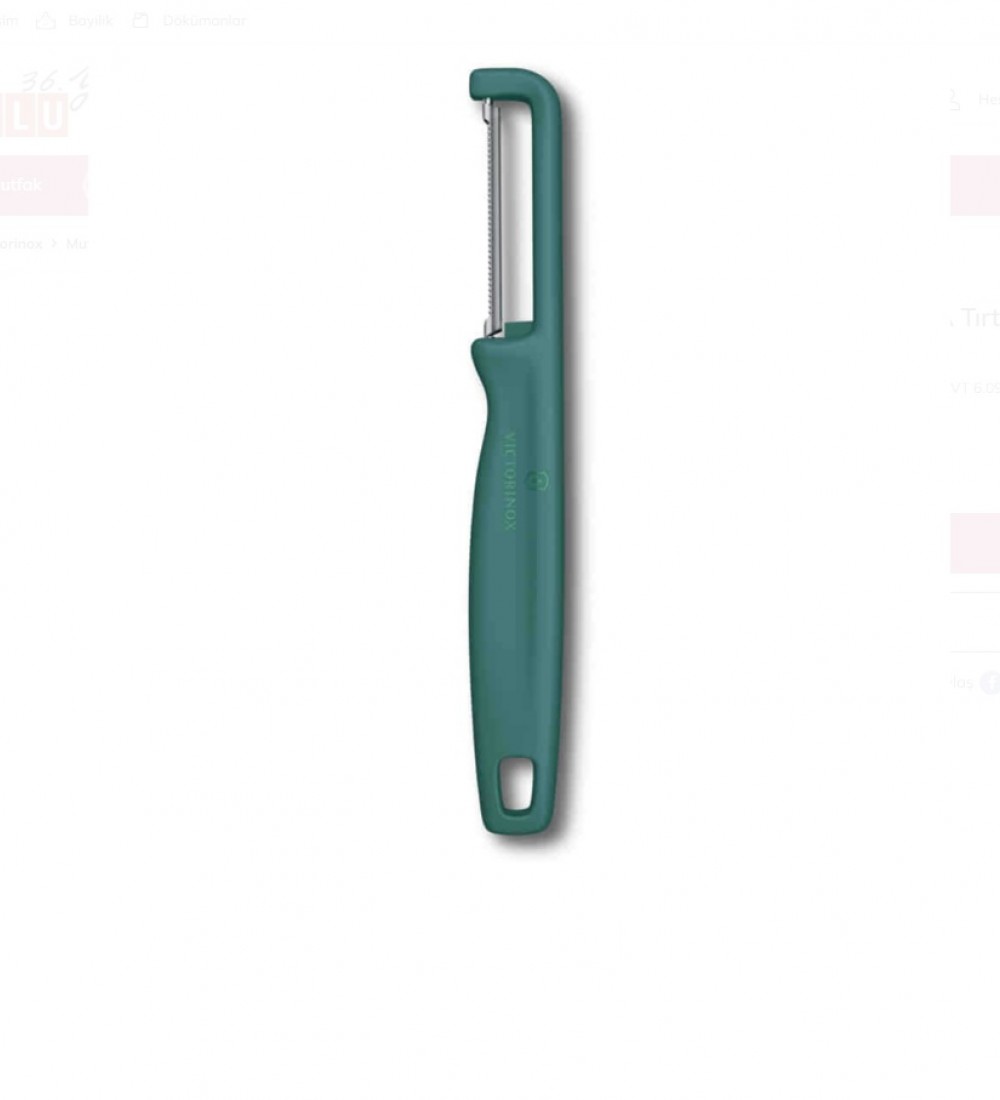 Victorinox 6.0943.4 IOTA Tırtıklı Kenar Çift Taraf Yeşil Soyacak