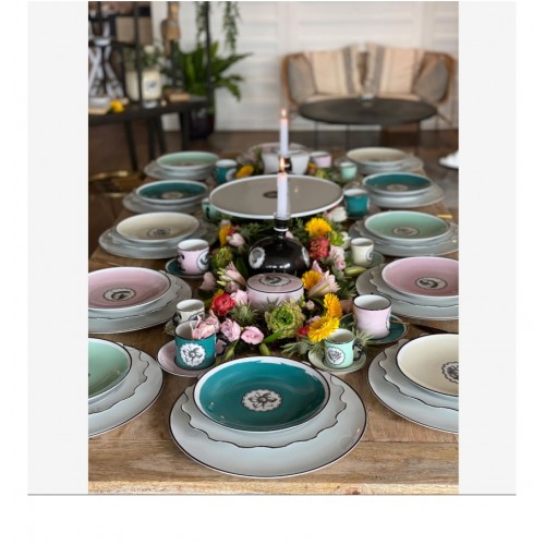 Vista Alegre Yeşil Porselen Kahvaltı Tabağı 23 Cm 21133445