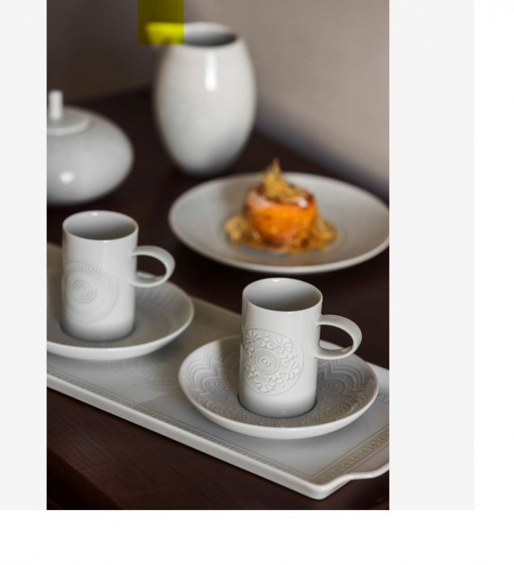 VİSTA ALEGRE Beyaz Porselen Kahve Fincanı 100 Ml