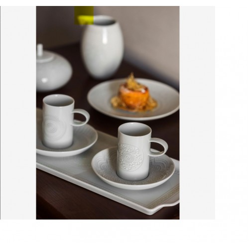 VİSTA ALEGRE Beyaz Porselen Kahve Fincanı 100 Ml  