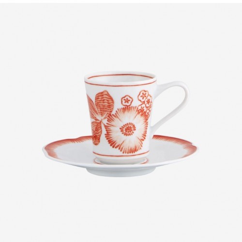 Vista Alegre Turuncu Porselen Kahve Fincanı 130 Ml 21122261