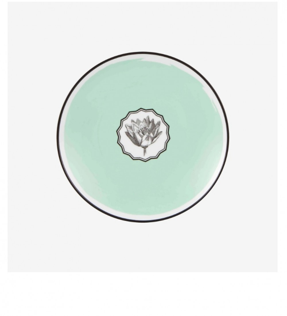 Vista Alegre Yeşil Porselen Kahvaltı Tabağı 23 Cm 21133445