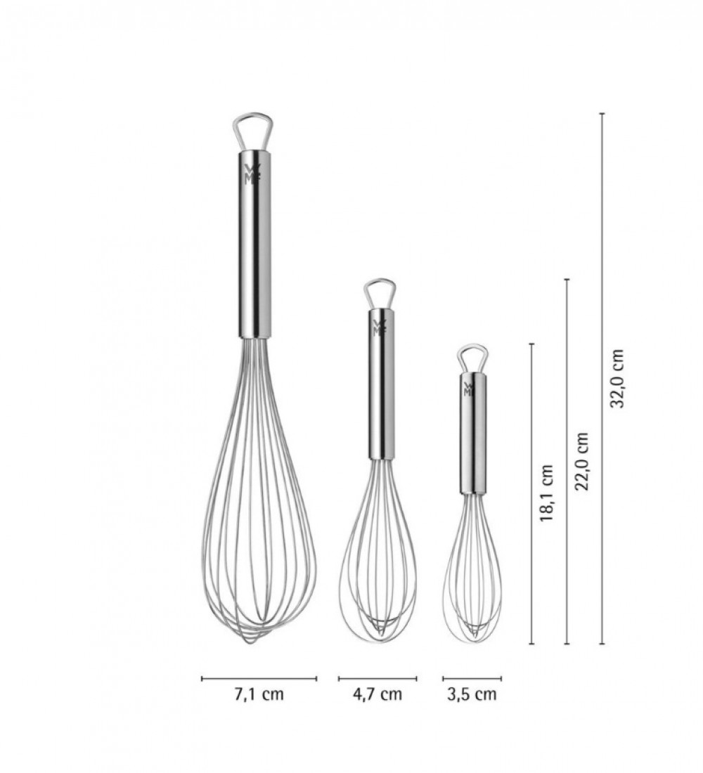 WMF Profi Plus Çırpıcı Seti 3 Parça 15-20-30 cm