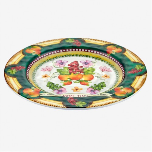 Chiara Alessi Carpe Diem Yeşil Melamin Yemek Tabağı  28 cm CAMCD1080GR1
