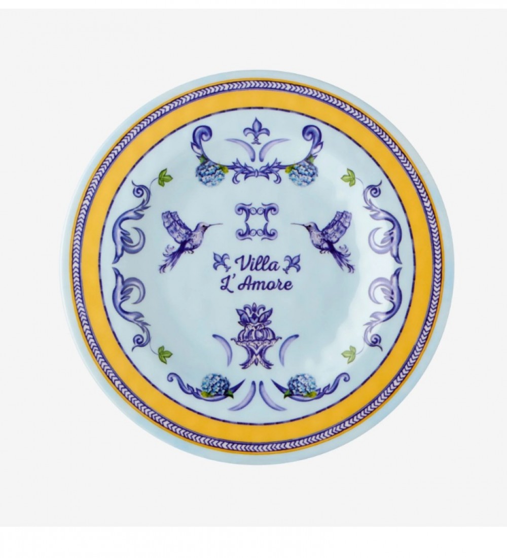 Chiara Alessi Mavi Melamin Kahvaltı Tabağı 21,5 Cm CAMAR1079BL2