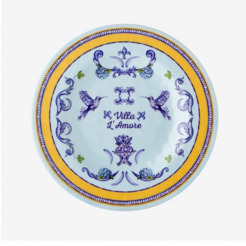 Chiara Alessi Mavi Melamin Kahvaltı Tabağı 21,5 Cm CAMAR1079BL2