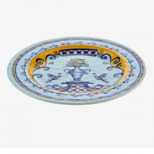 Chiara Alessi Mavi Melamin Yemek Tabağı 28 Cm CAMAR1080BL1