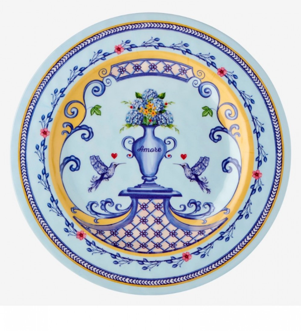 Chiara Alessi Mavi Melamin Yemek Tabağı 28 Cm CAMAR1080BL1