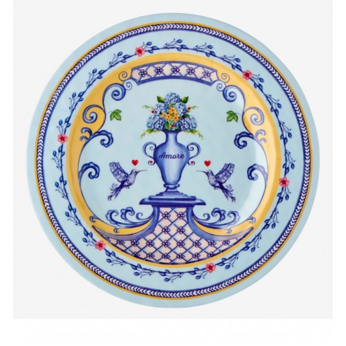 Chiara Alessi Mavi Melamin Yemek Tabağı 28 Cm CAMAR1080BL1