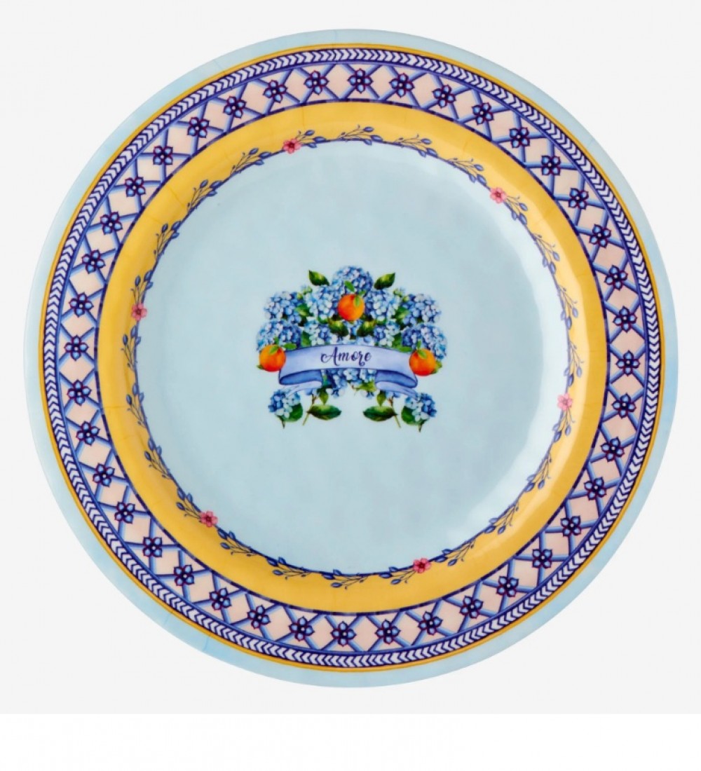 Chiara Alessi Mavi Melamin Yemek Tabağı 28 Cm CAMAR1080BL2