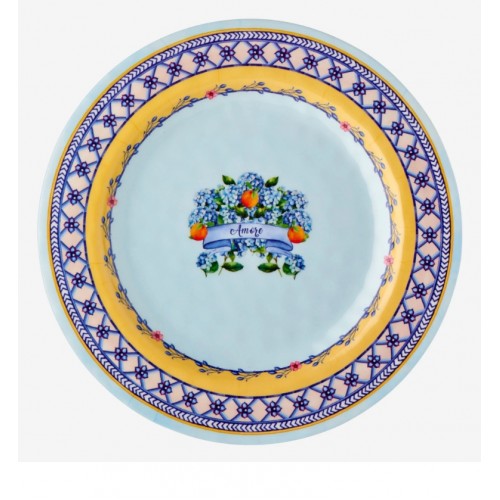 Chiara Alessi Mavi Melamin Yemek Tabağı 28 Cm CAMAR1080BL2