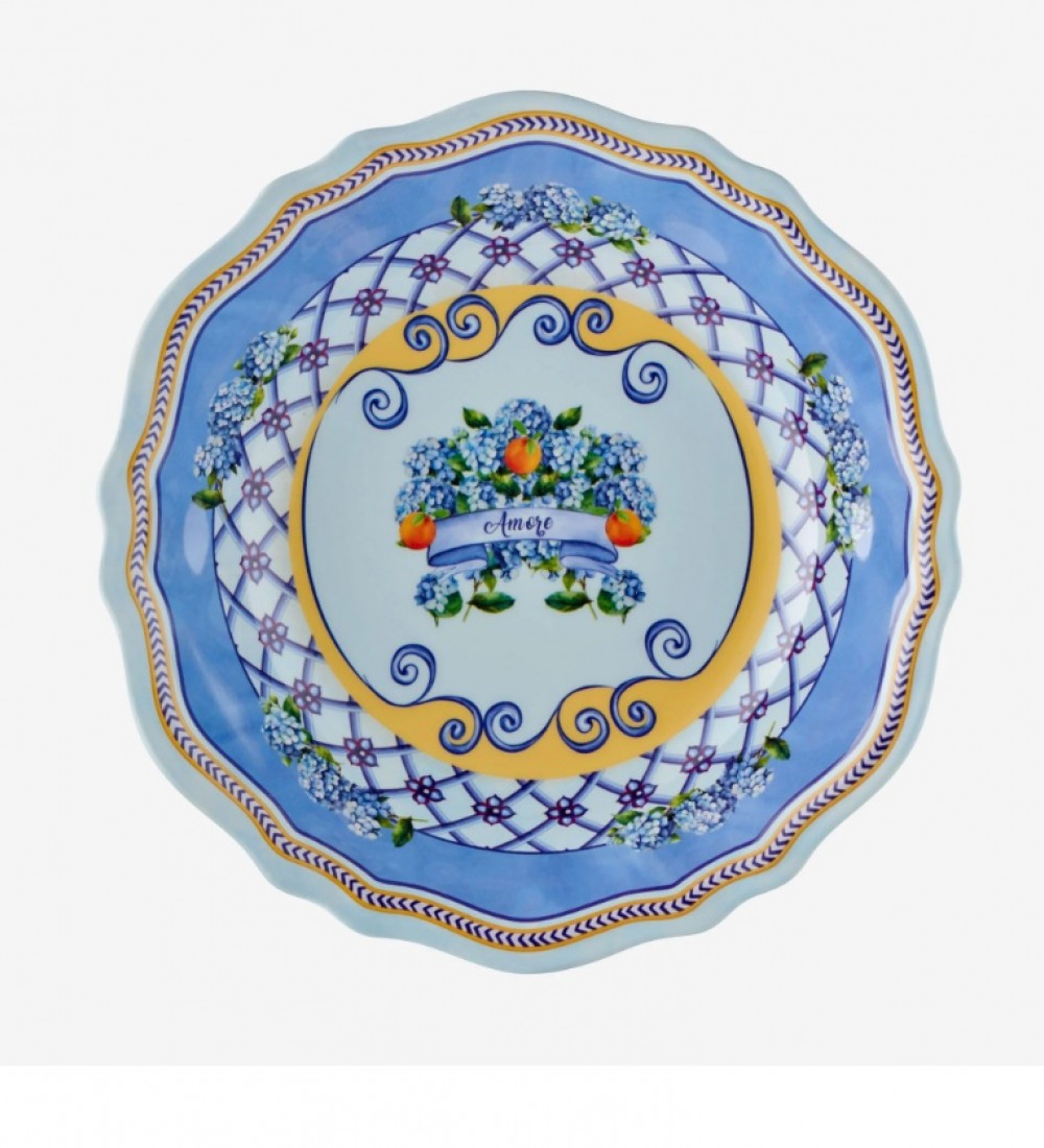 Chiara Alessi Mavi Melamin Servis Kasesi 35 Cm CAMAR2084BL1