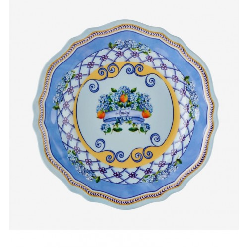 Chiara Alessi Mavi Melamin Servis Kasesi 35 Cm CAMAR2084BL1