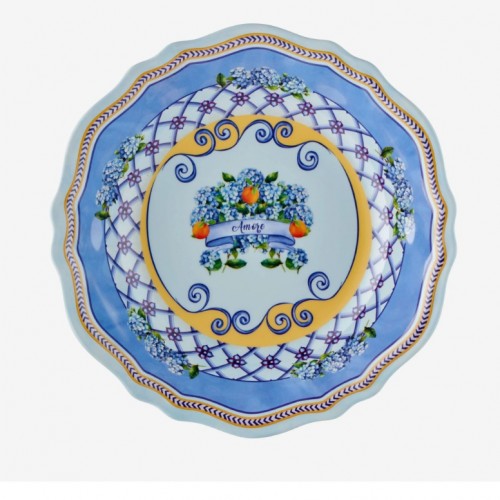 Chiara Alessi Mavi Melamin Servis Kasesi 35 Cm CAMAR2084BL1