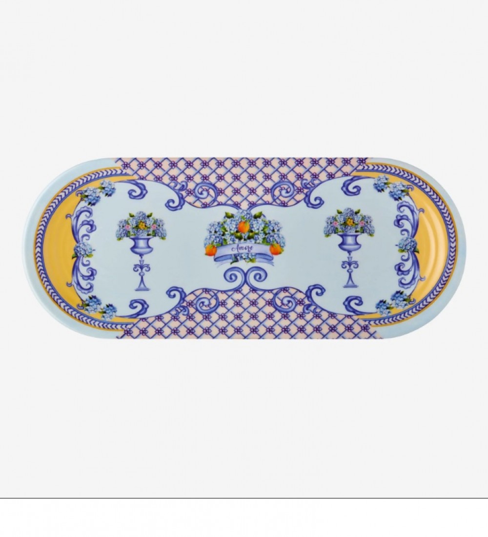 Chiara Alessi Mavi Melamin Servis Tabağı 38 Cm CAMAR4084BL1
