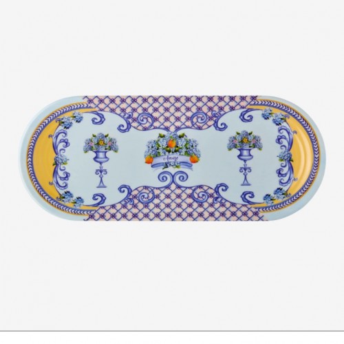 Chiara Alessi Mavi Melamin Servis Tabağı 38 Cm CAMAR4084BL1