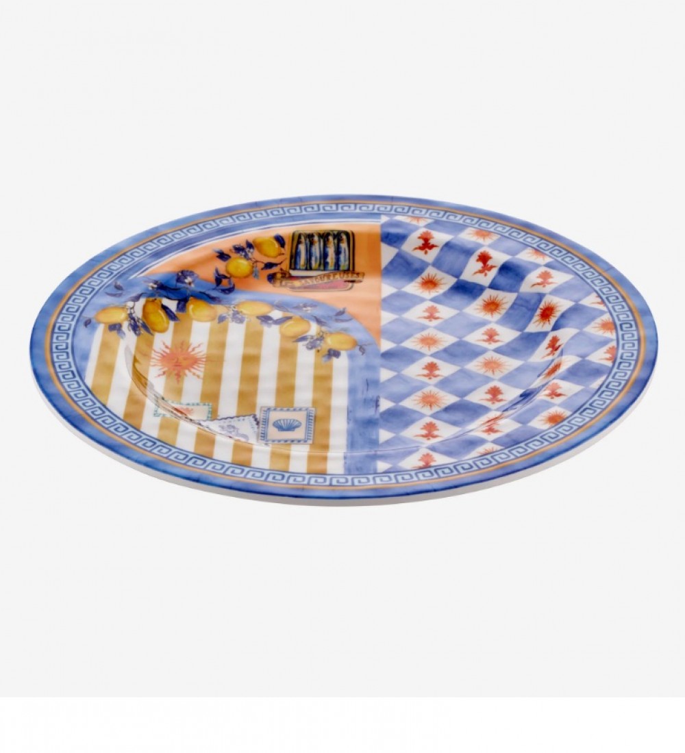 Chiara Alessi Mavi Melamin Yemek Tabağı 28 Cm CAMCA1080BL1