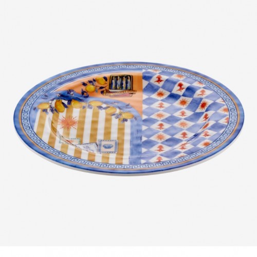 Chiara Alessi Mavi Melamin Yemek Tabağı 28 Cm CAMCA1080BL1