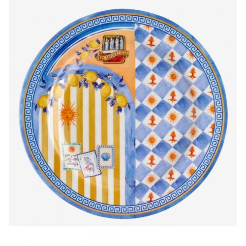 Chiara Alessi Mavi Melamin Yemek Tabağı 28 Cm CAMCA1080BL1
