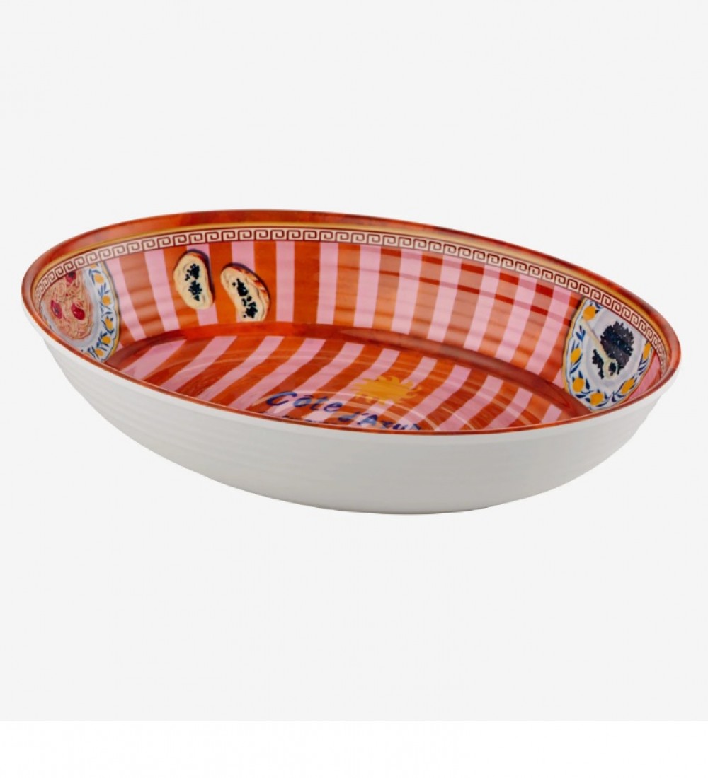 Chiara Alessi Turuncu Melamin Servis Kasesi 33 Cm CAMCA2083BL1